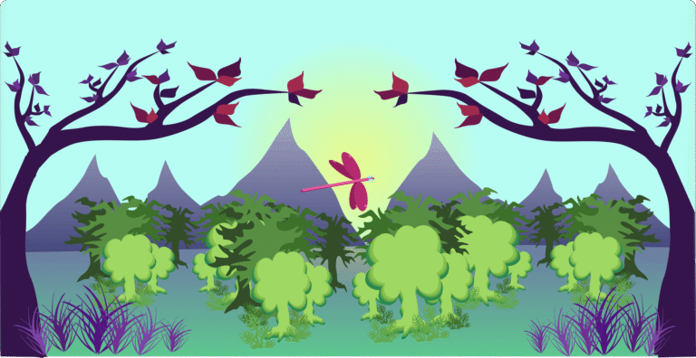 Paysage vectoriel